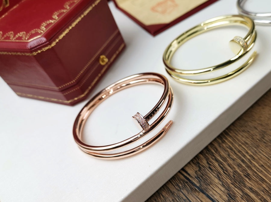 [Amore]JUSTE BRACELET 3.5MM DOUBLE ROW DIAMOND