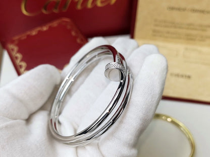 [Amore]JUSTE BRACELET 3.5MM DOUBLE ROW DIAMOND