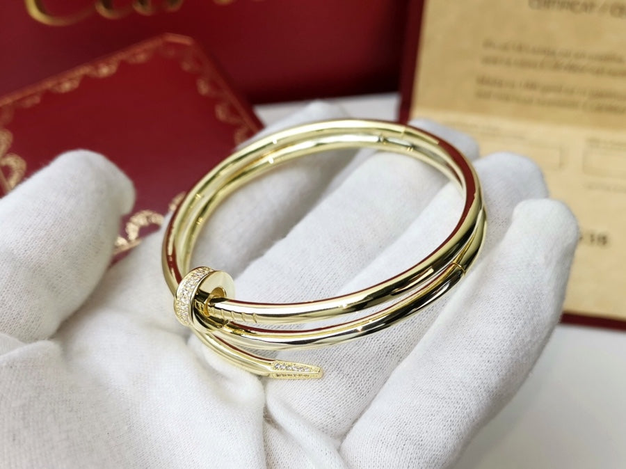 [Amore]JUSTE BRACELET 3.5MM DOUBLE ROW DIAMOND