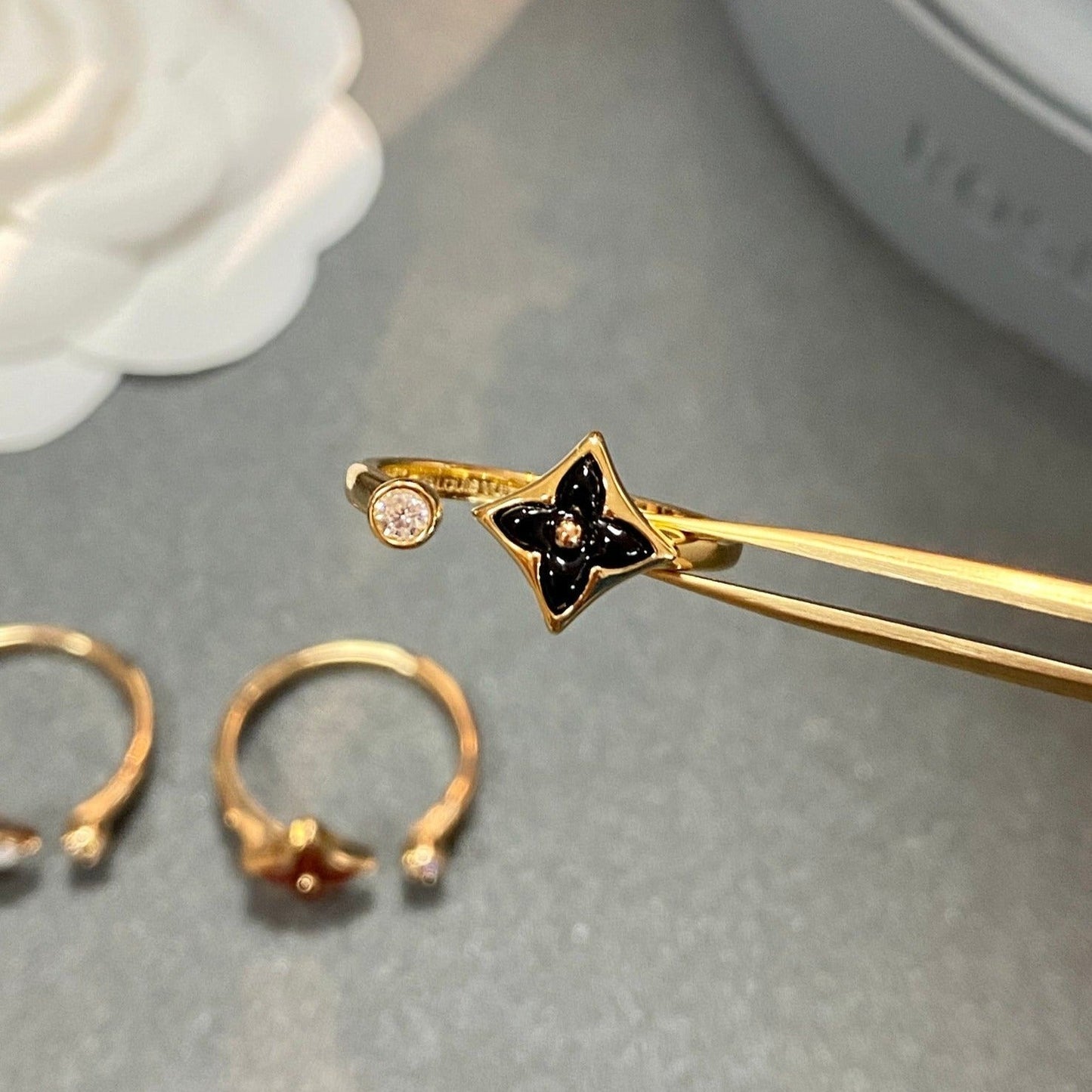 [Amore]STAR 1 DIAMOND OPEN RING