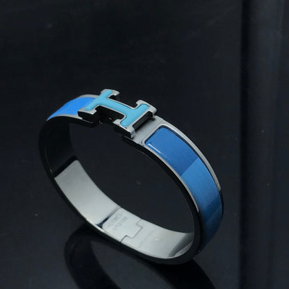 [Amore]H BRACELET BLUE RAINBOW CERAMIC
