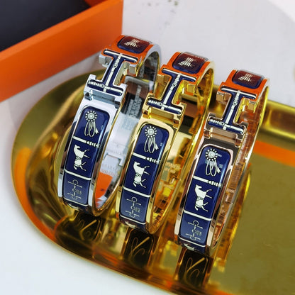 [Amore]H COUVERTURES DARK BLUE BRACELET