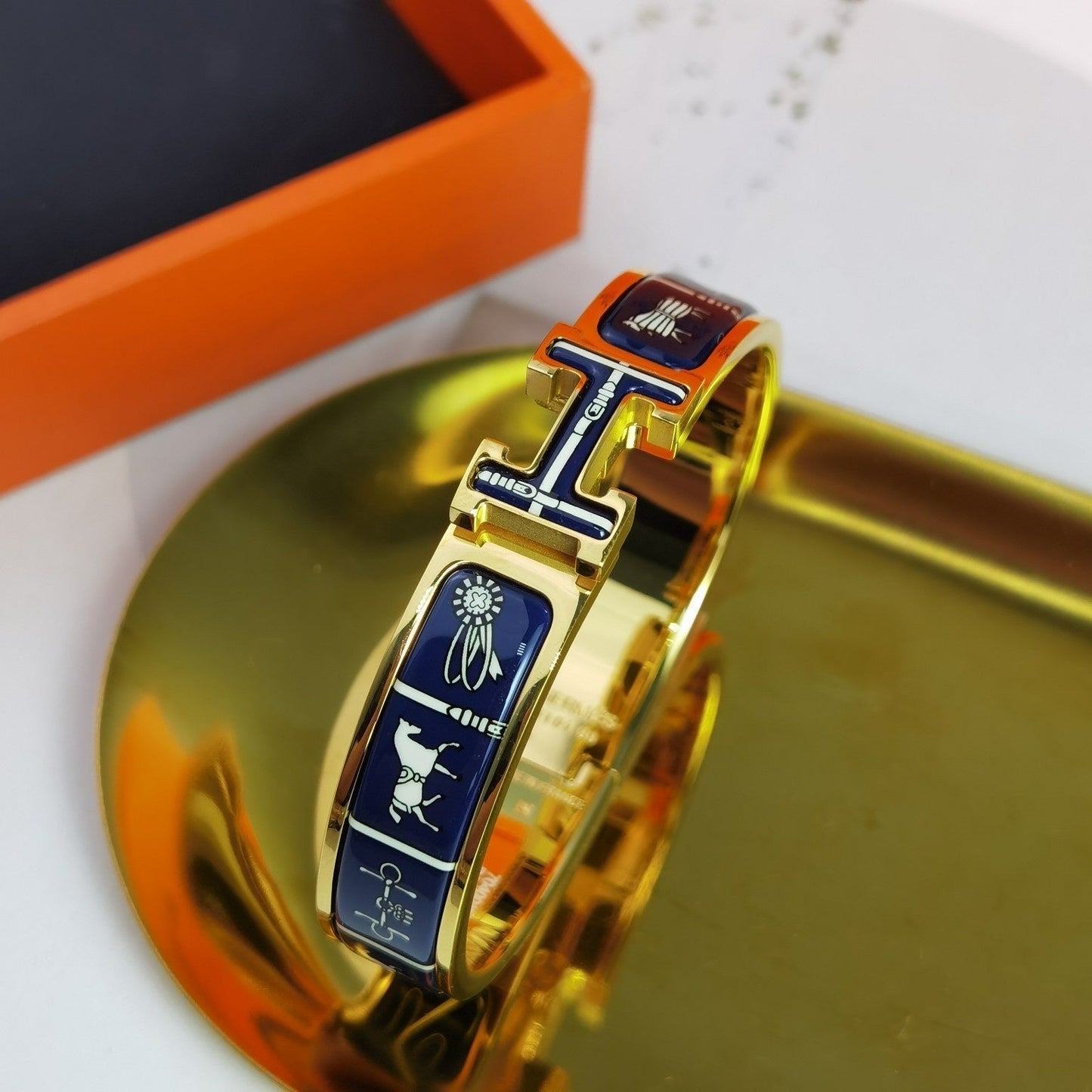 [Amore]H COUVERTURES DARK BLUE BRACELET