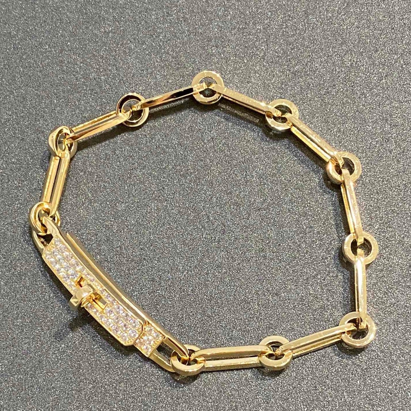 [Amore]CHAINE BRACELET SMALL MODEL DIAMOND