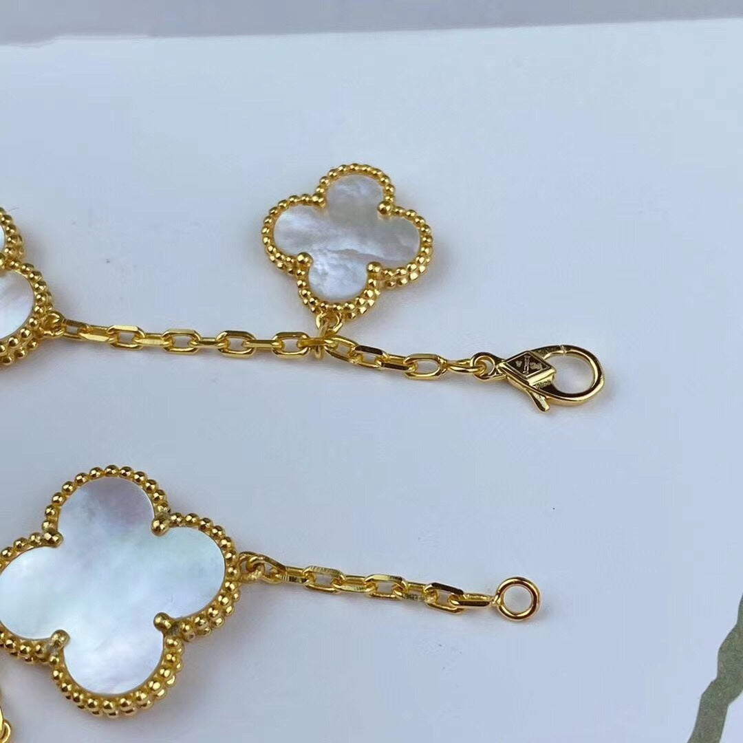[Amore]MAGIC CLOVER MOP GOLD BRACELET 5 MOTIFS