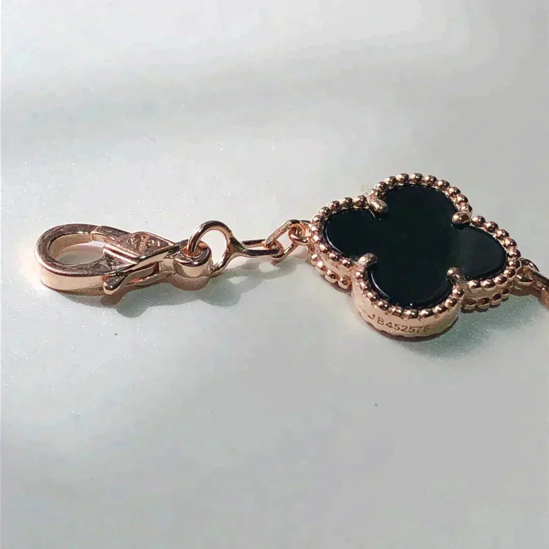 [Amore]CLOVER 5 MOTIFS MULTICOLOR BRACELET
