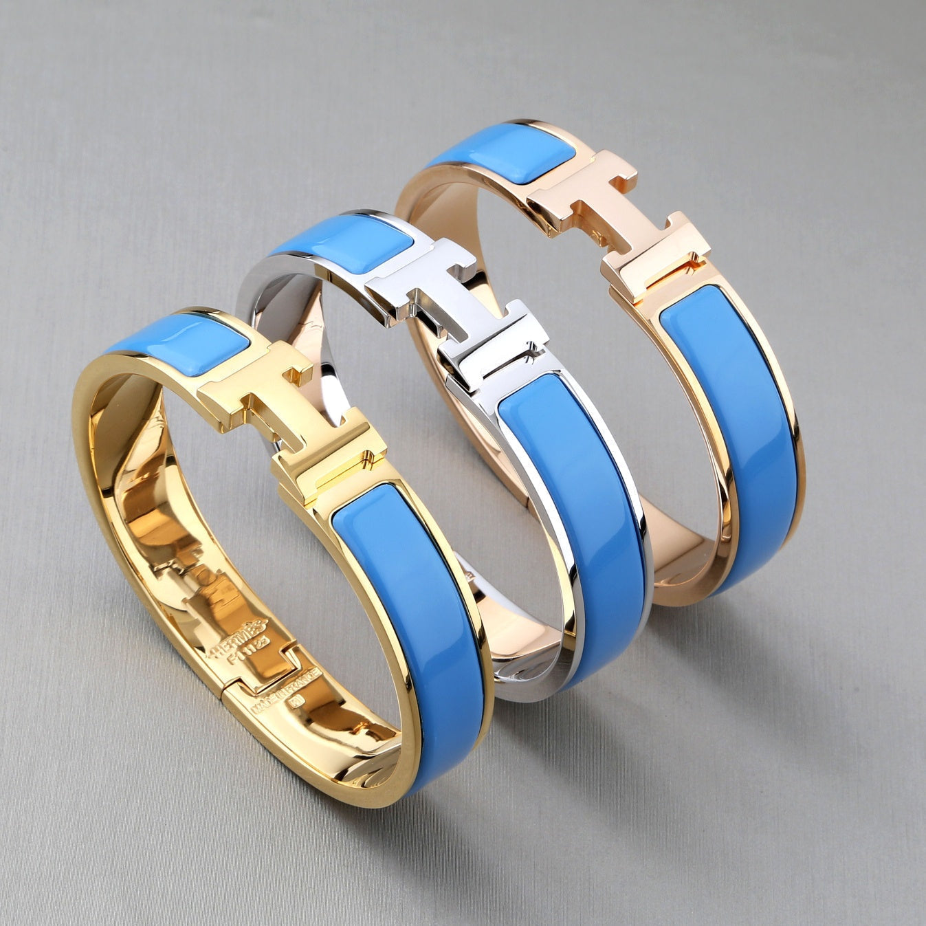 [Amore]H BRACELET TURQUOISE 12MM