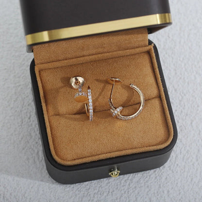 [Amore]JUSTE FULL DIAMOND SMALL EARRINGS