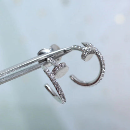 [Amore]JUSTE FULL DIAMOND SMALL EARRINGS