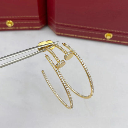 [Amore]JUSTE FULL DIAMOND LARGE EARRINGS