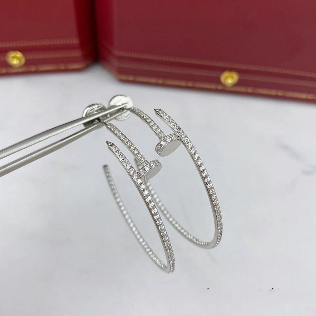 [Amore]JUSTE FULL DIAMOND LARGE EARRINGS