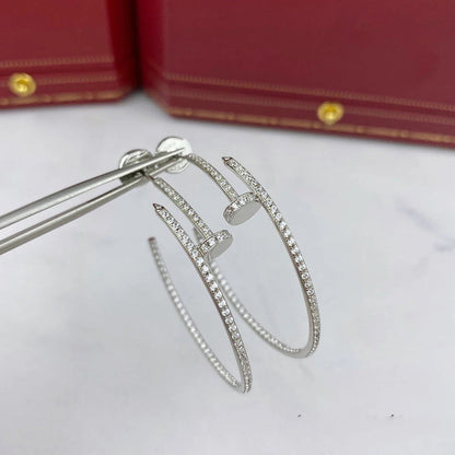 [Amore]JUSTE FULL DIAMOND LARGE EARRINGS