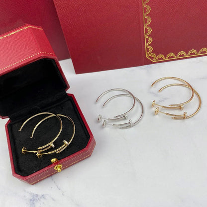 [Amore]JUSTE FULL DIAMOND LARGE EARRINGS