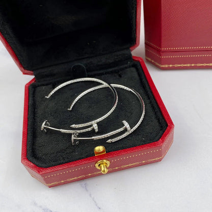 [Amore]JUSTE FULL DIAMOND LARGE EARRINGS
