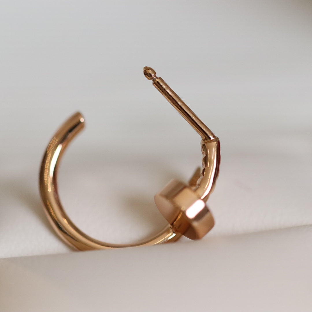 [Amore]JUSTE EARRINGS PINK GOLD