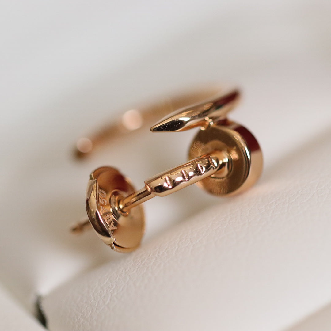 [Amore]JUSTE EARRINGS PINK GOLD