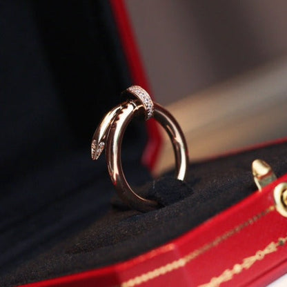 [Amore]JUSTE RING 2.65MM PINK GOLD DIAMOND