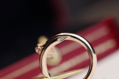 [Amore]JUSTE RING 2.65MM PINK GOLD DIAMOND