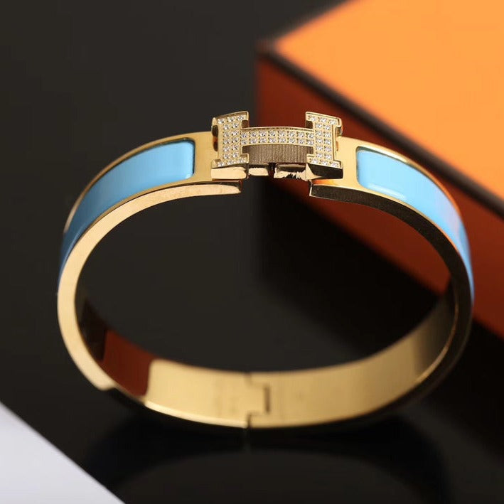 [Amore]H CLOUD BLUE BRACELET GOLD DIAMOND