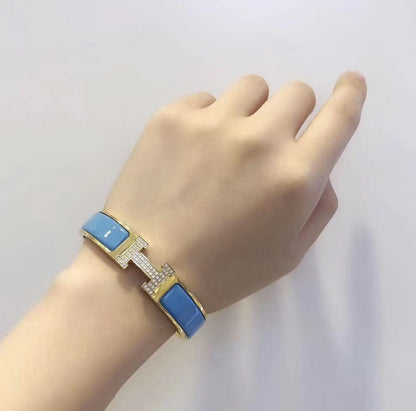 [Amore]H CLOUD BLUE BRACELET GOLD DIAMOND