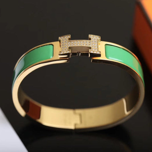 [Amore]H BRACELET GOLD DIAMOND