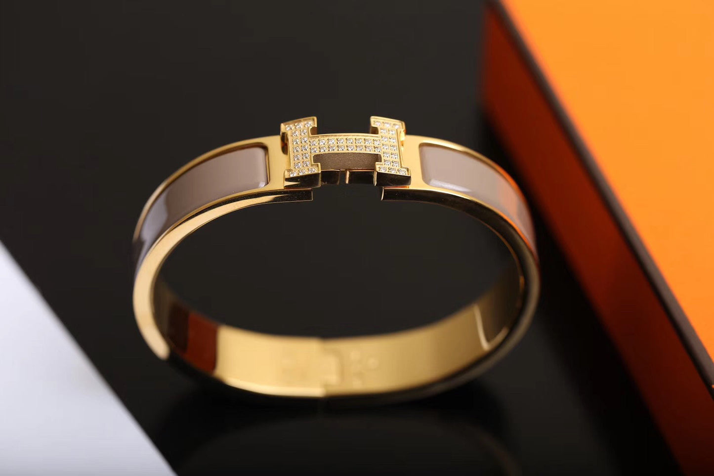 [Amore]H BRACELET GOLD DIAMOND