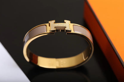 [Amore]H BRACELET GOLD DIAMOND