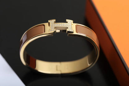 [Amore]H BRACELET GOLD DIAMOND