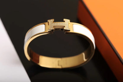 [Amore]H BRACELET GOLD DIAMOND