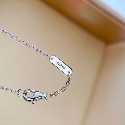 [Amore]CLOVER DIAMOND NECKLACE SILVER