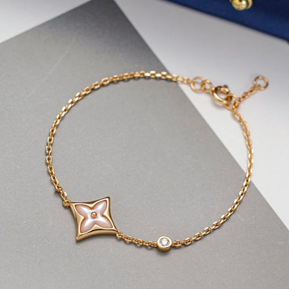 [Amore]STAR 1 DIAMOND PINK GOLD BRACELET