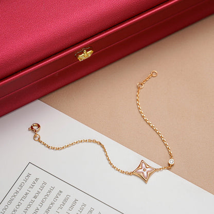 [Amore]STAR 1 DIAMOND PINK GOLD BRACELET