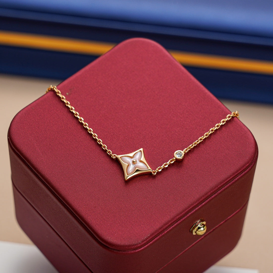 [Amore]STAR 1 DIAMOND PINK GOLD BRACELET