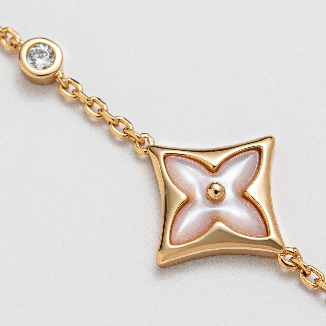 [Amore]STAR 1 DIAMOND PINK GOLD BRACELET