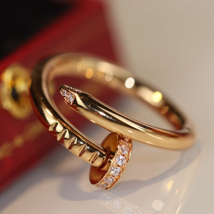 [Amore]JUSTE RING 2.65MM GOLD DIAMOND