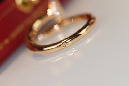 [Amore]JUSTE RING 2.65MM GOLD DIAMOND