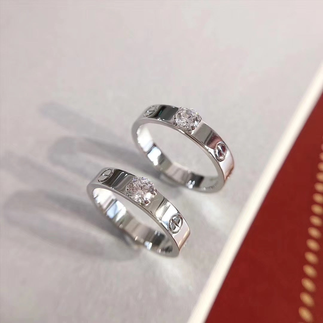 [Amore]LOVE RING 3.6MM 1 BIG DIAMOND