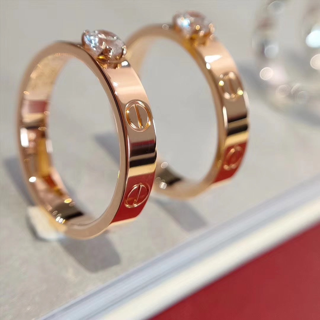 [Amore]LOVE RING 3.6MM 1 BIG DIAMOND