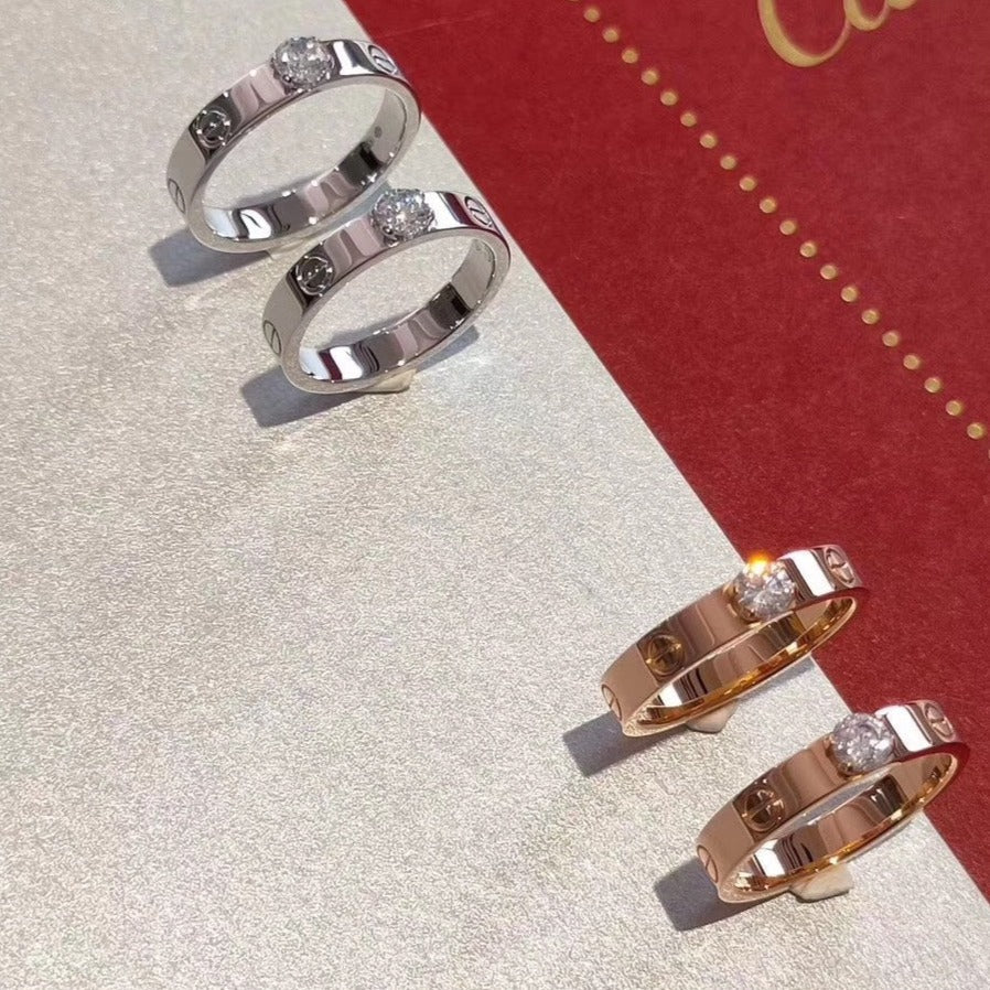 [Amore]LOVE RING 3.6MM 1 BIG DIAMOND