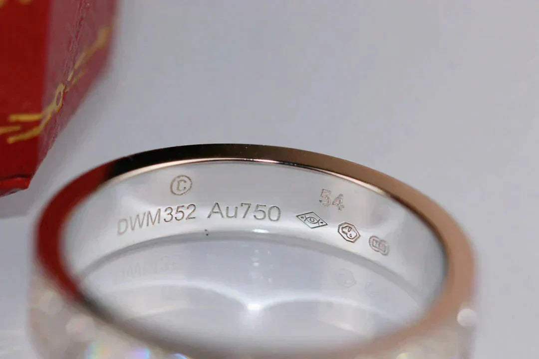 [Amore]LOVE RING 3.6MM DIAMOND PAVED