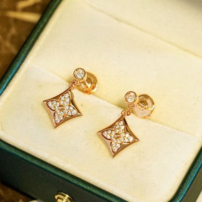 [Amore]STAR DIAMONDS EARRINGS GOLD