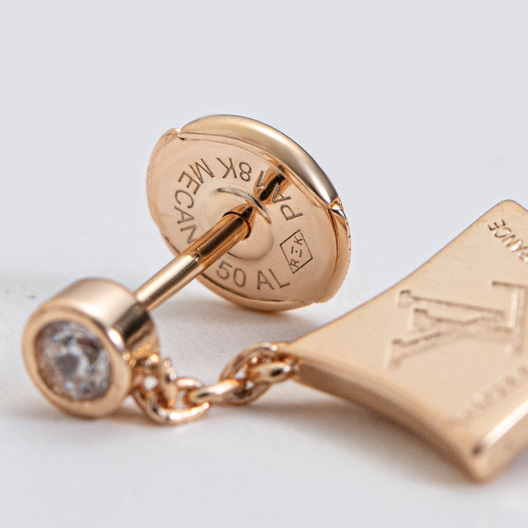 [Amore]STAR DIAMONDS EARRINGS GOLD