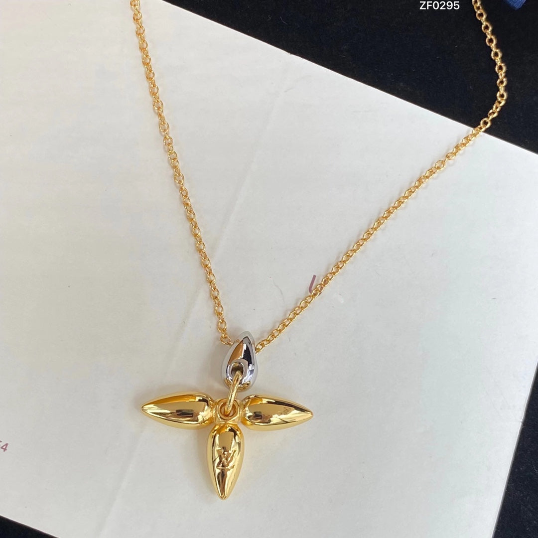 [Amore]LOUISETTE PEDANT GOLD NECKLACE