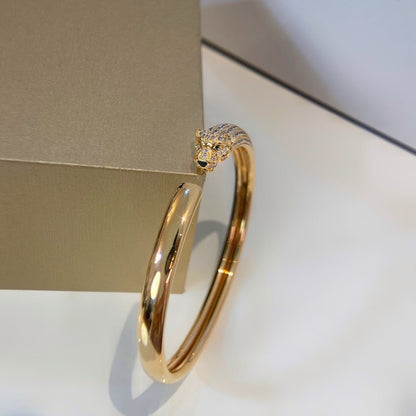 [Amore]PANTHERE GOLD DIAMOND OPEN BRACELET