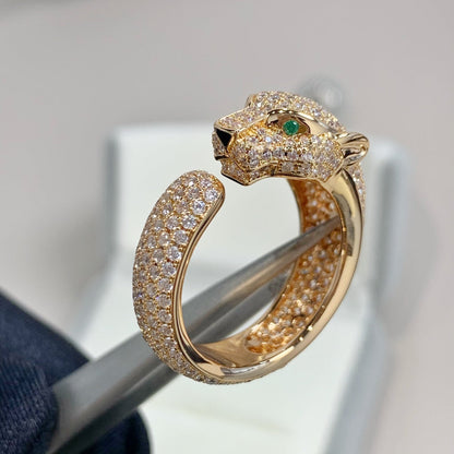 [Amore]PANTHERE PINK GOLD DIAMOND RING