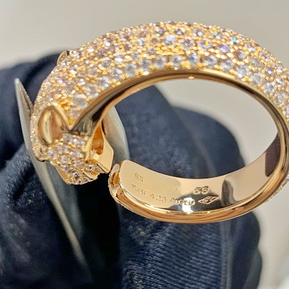 [Amore]PANTHERE PINK GOLD DIAMOND RING