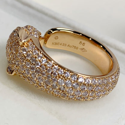 [Amore]PANTHERE PINK GOLD DIAMOND RING