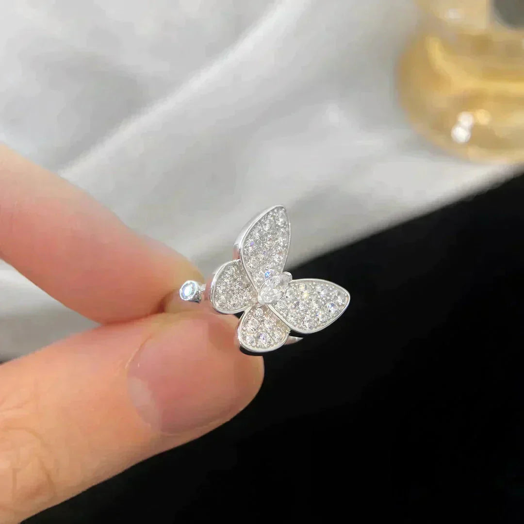 [Amore]BUTTERFLY DIAMOND RING