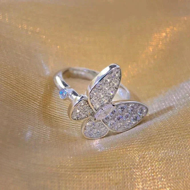 [Amore]BUTTERFLY DIAMOND RING