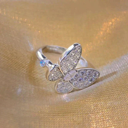 [Amore]BUTTERFLY DIAMOND RING